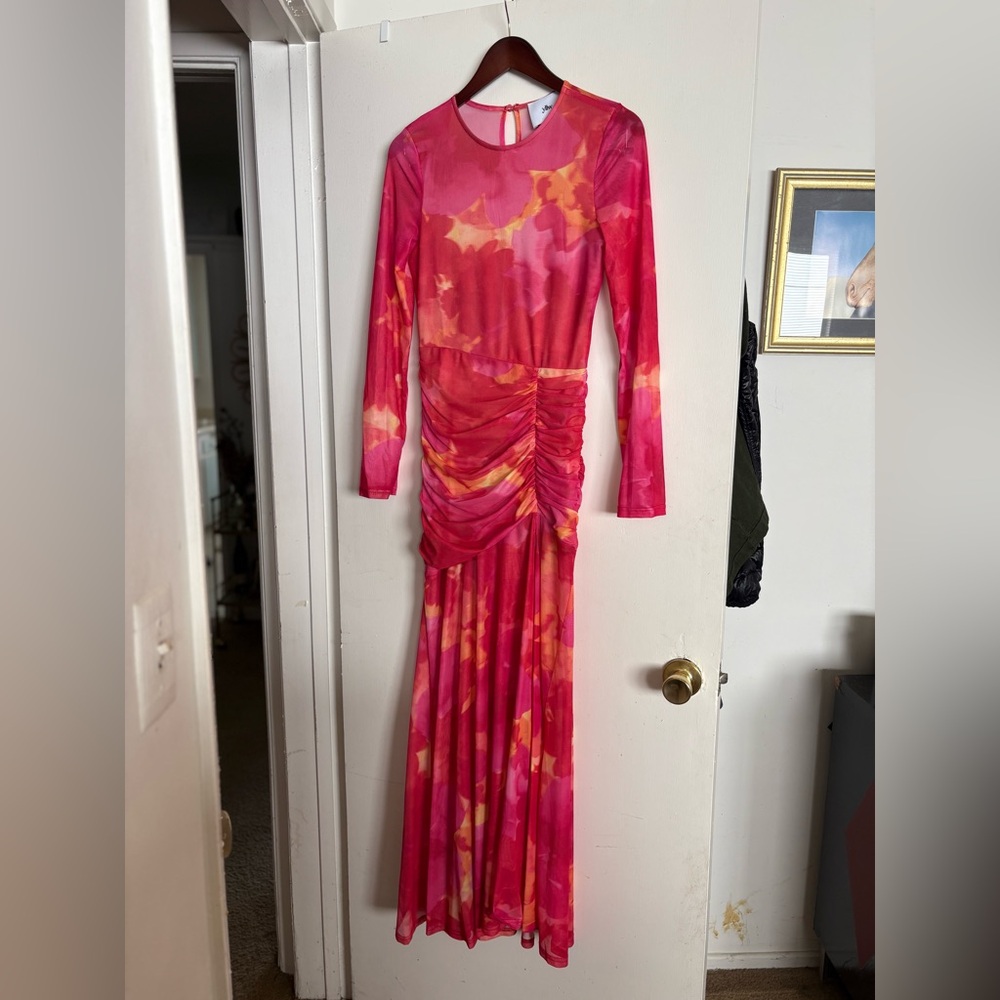 Vibrant Tie-Dye Maxi Dress - Picture 2 of 7